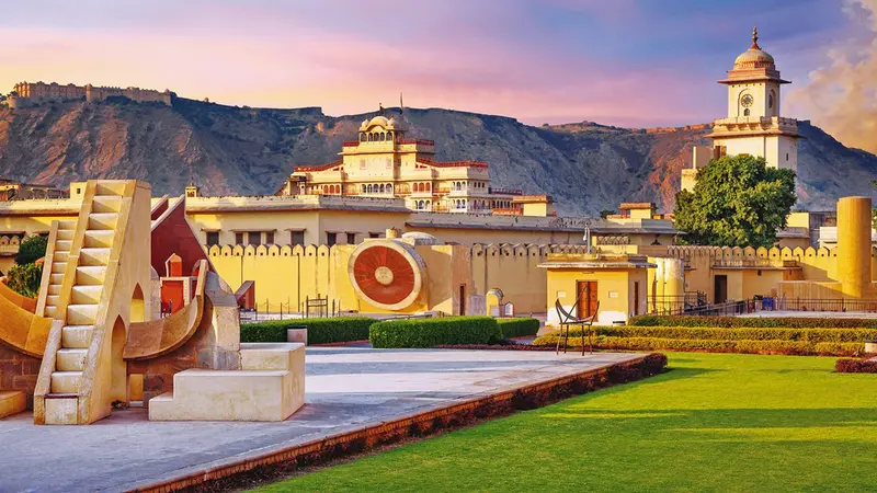 Historic City Palace Jaipur showcasing royal Rajput architecture