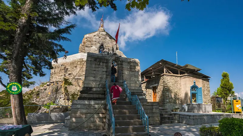Ancient Shankaracharya Temple overlooking Srinagar