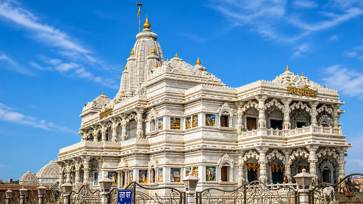Prem Mandir White Marble Temple Vrindavan