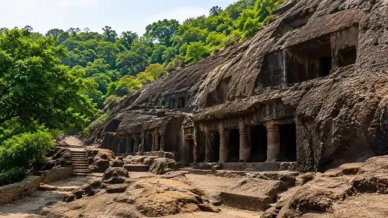 Kanheri Caves Near Mumbai