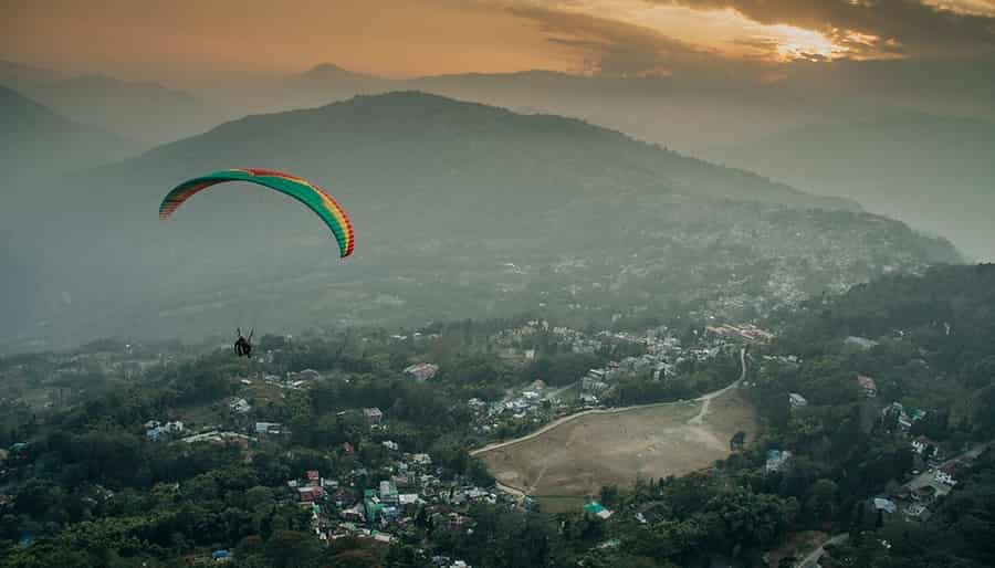 Paragliding in Kalimpong