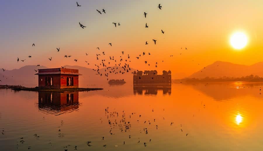 Sunset Over Jal Mahal