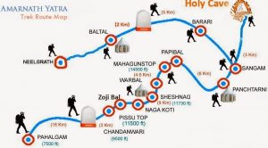 Amarnath Yatra Route Map Jak Dotrze Do Jaskini Amarnath Hispanic Net   Amarnath Yatra Route Map 300x166 