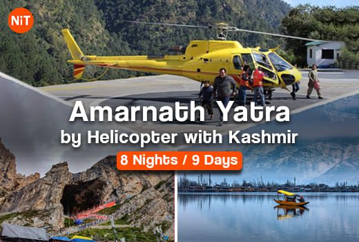 Amarnath Yatra by Helicopter with Kashmir