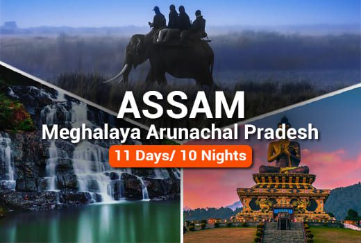 Assam Meghalaya Arunachal Pradesh Tour