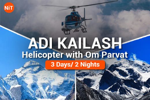 Adi Kailash Helicopter Tour Package with Om Parvat