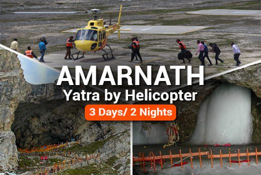 Amarnath Yatra By Helicopter via Pahalgam