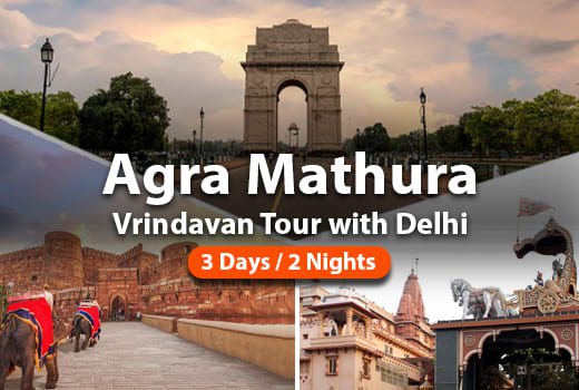 Agra Mathura Vrindavan Tour with Delhi