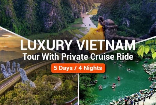 Luxury Vietnam Tour With Private Cruise Ride